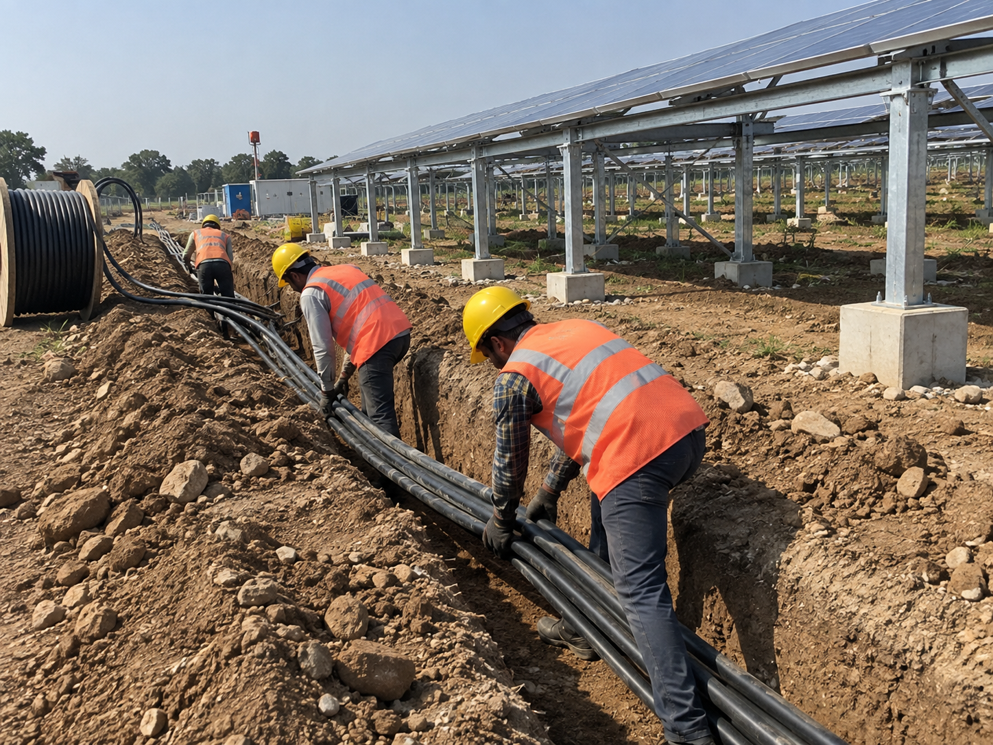 Cable Laying Work