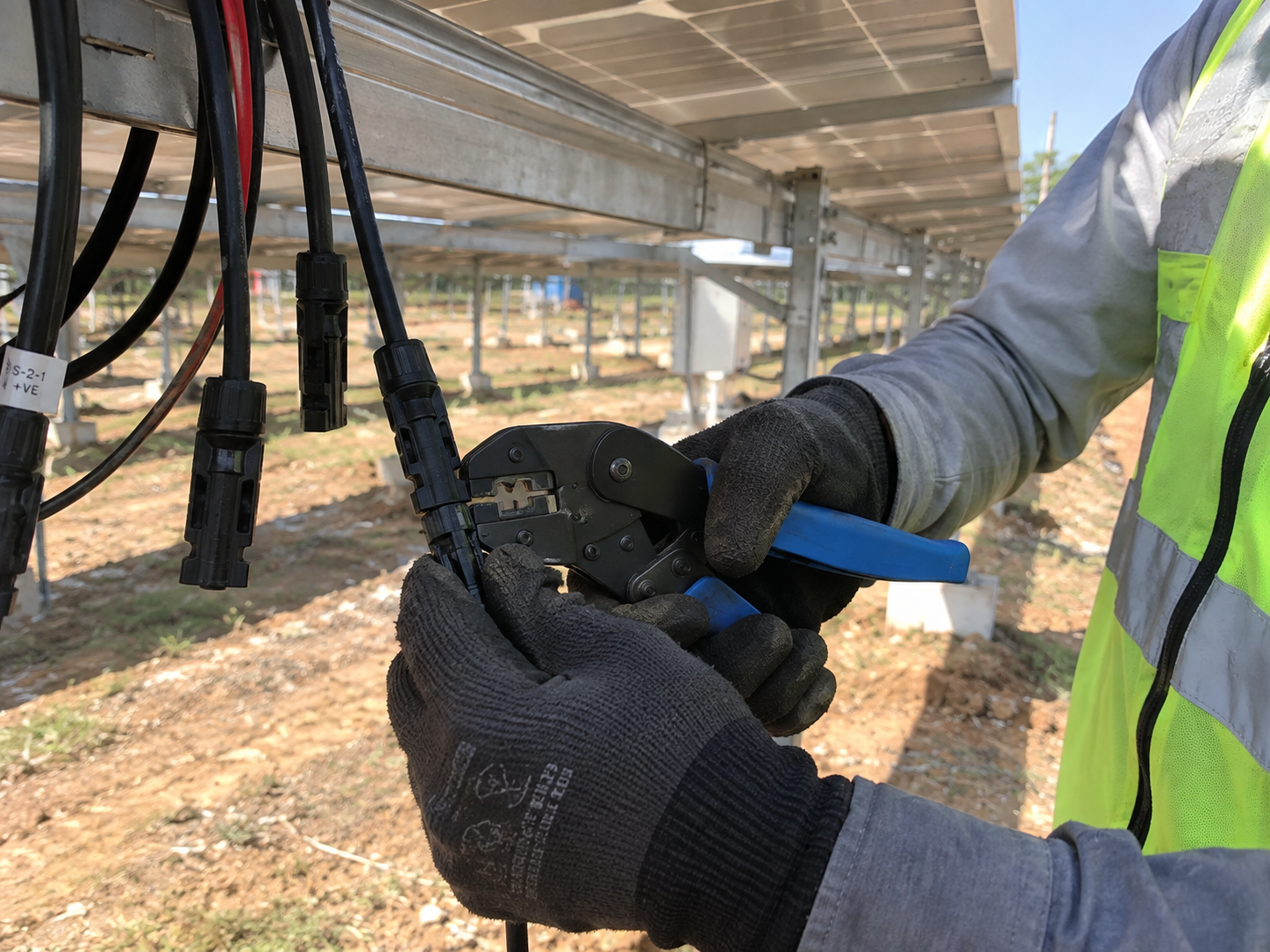 MC4 and MCS Connector Crimping