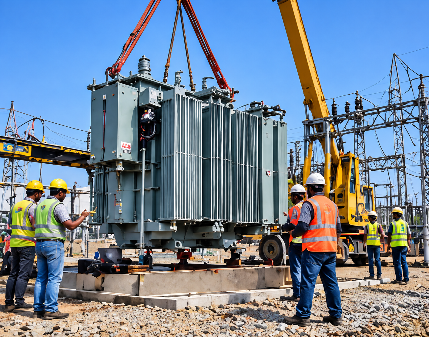 Transformer Erection